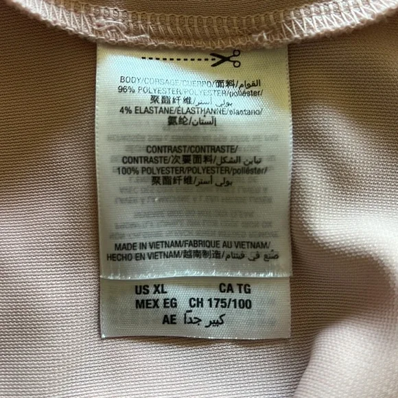 Soft pink mock turtleneck blouse - Picture 7 of 9